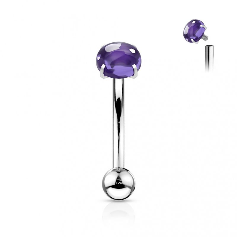 Glass Stone Bananabell Purple