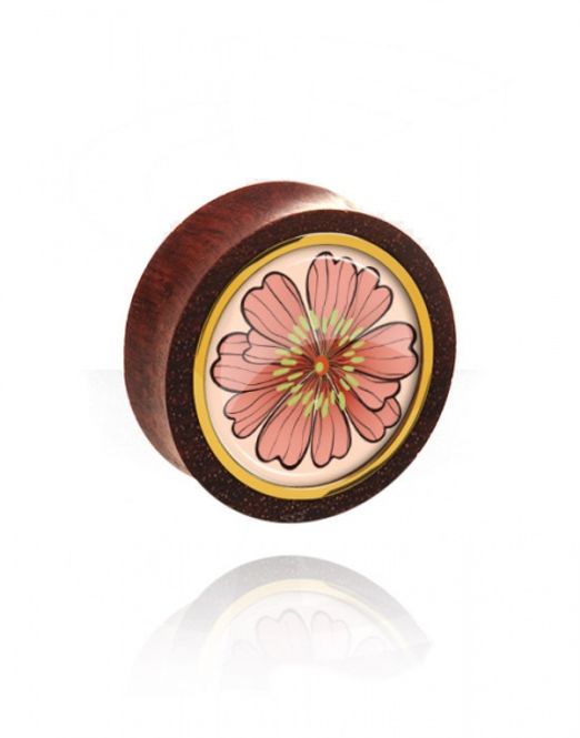 Hovedbilde Flower Wood Plug 26mm