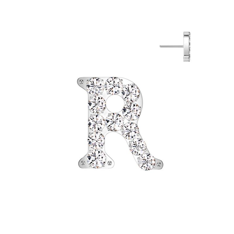 Crystal Letter R