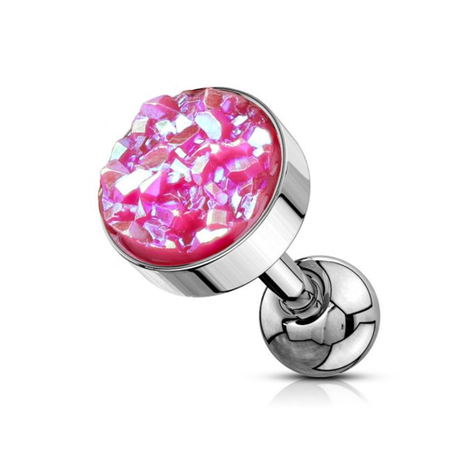 Hovedbilde Druzy Stone 1,2mm Pink