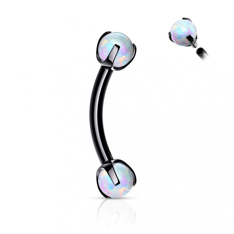 Claw Set Opals Bananabell Black