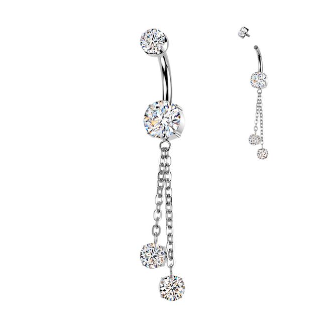 Hovedbilde Sara Belly Ring Clear