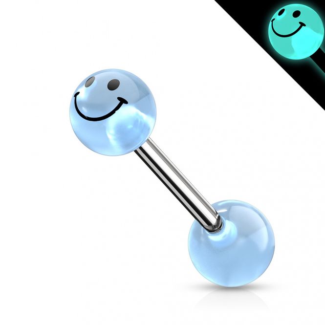 Hovedbilde Acrylic Barbell Glow In The ...