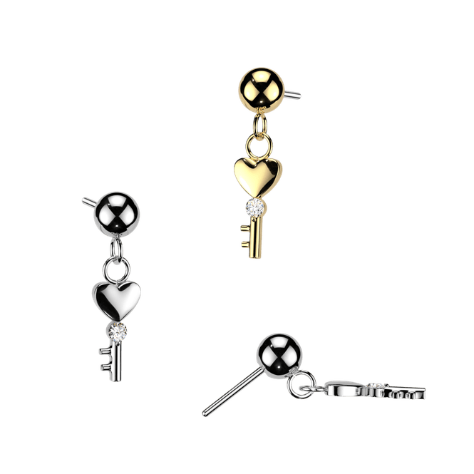 Main Image Key to My Heart Push-fit Gold ...