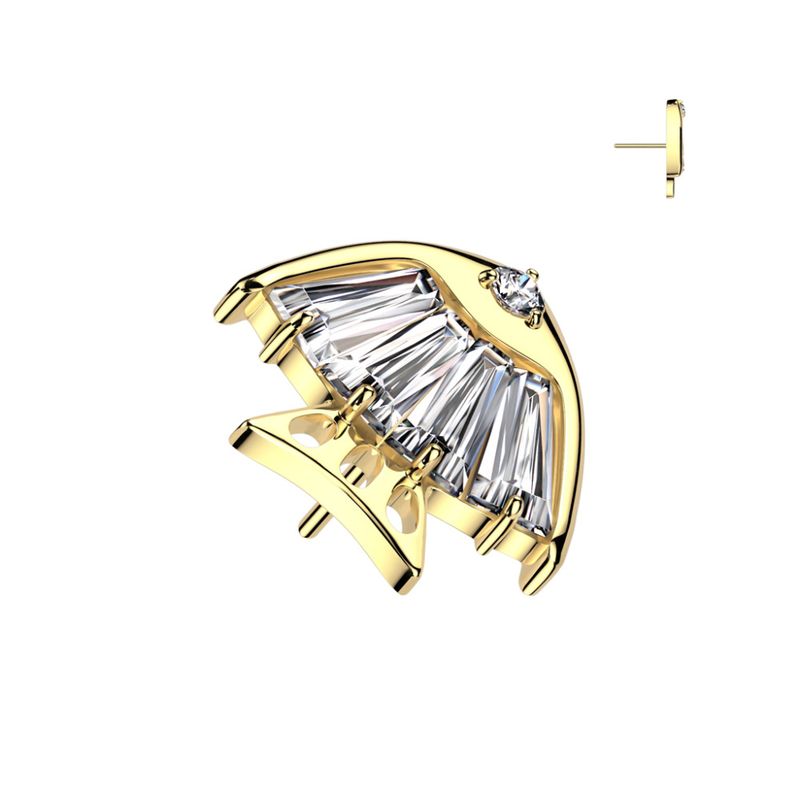 Fish Push-fit Gold Clear