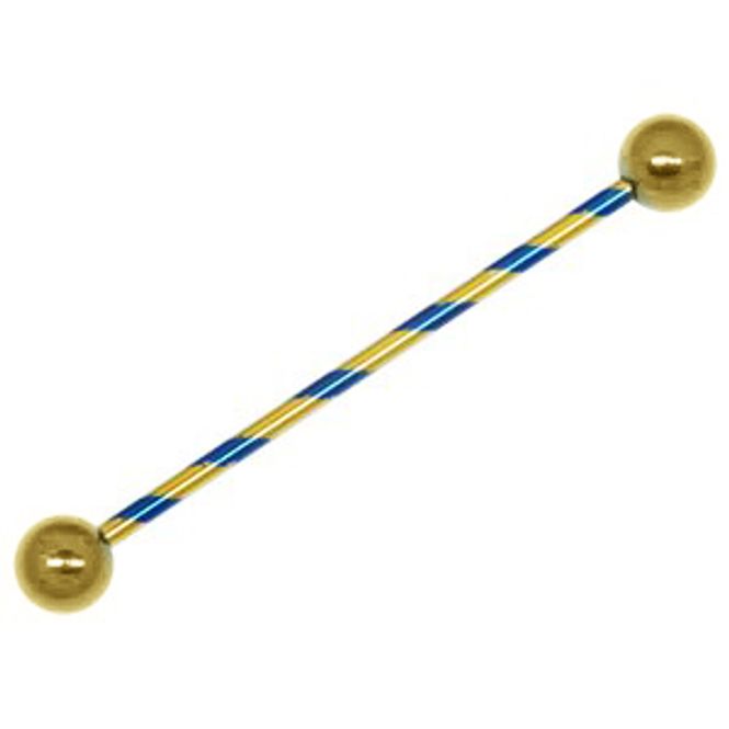 Hovedbilde Industrial Striped Gold/blue