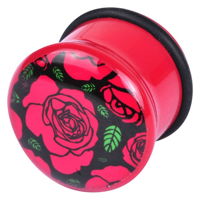 Hovedbilde Rose Red Akryl Plug 