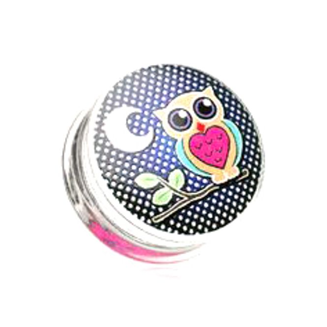 Hovedbilde Clear Purple Owl 3D Plug