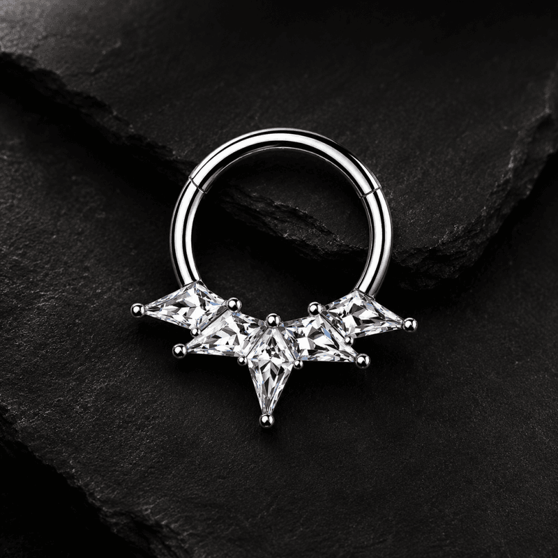 Sombra Hinged Ring Clear