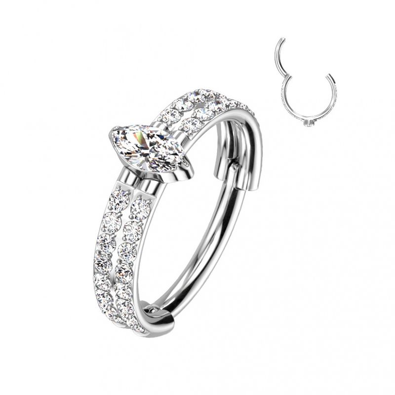 Avene Hinged Ring Clear