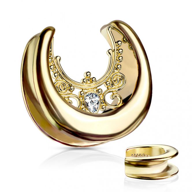 Main Image Floral Filigree Center Saddle ...