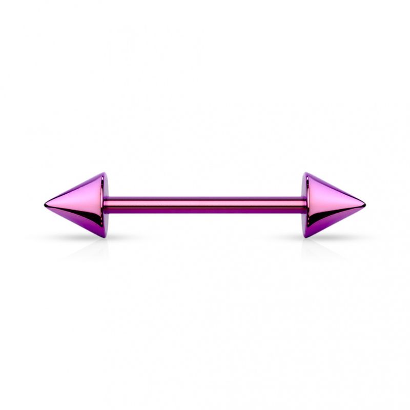 Barbell Spikes Magenta Pink