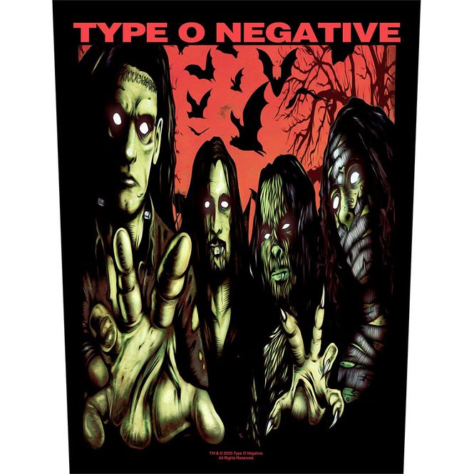 Hoofdbeeld Type O Negative Back Patch