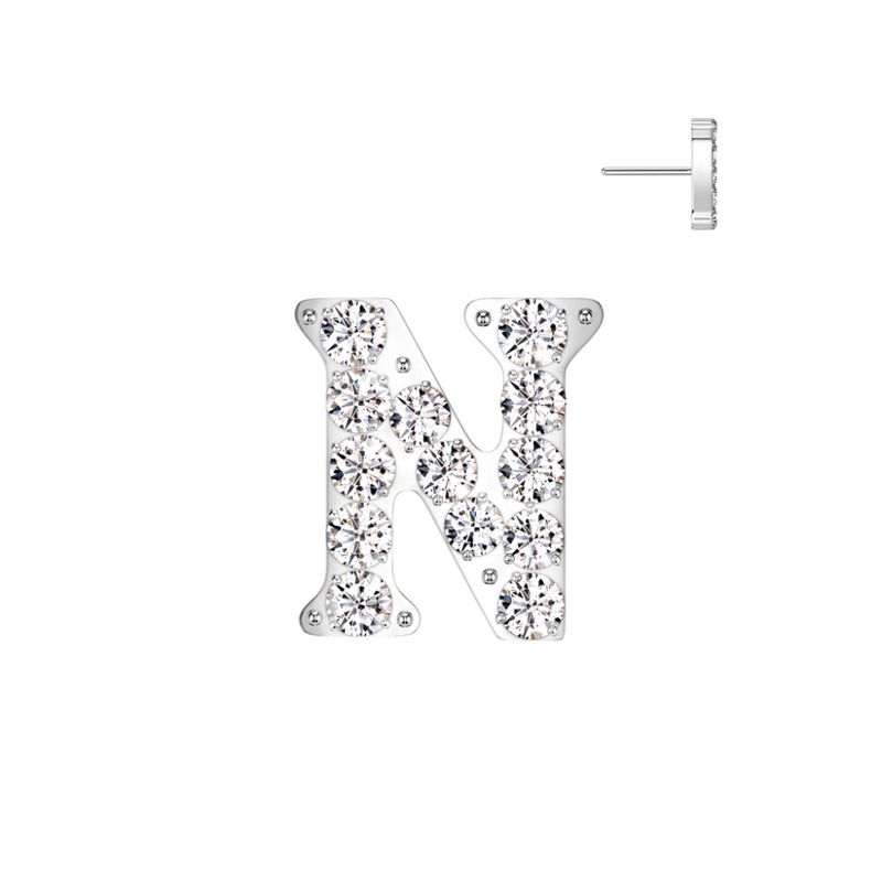 Crystal Letter N