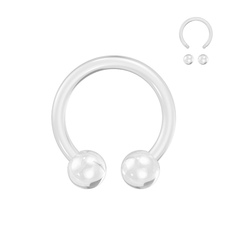8mm Acrylic Flexible Circular Barbell 