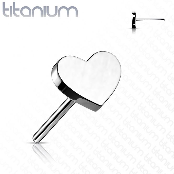 Main Image Small Heart Push-fit Silver