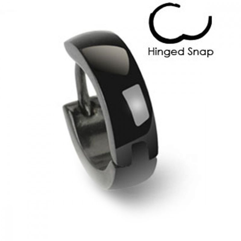 Hoop Earring Black