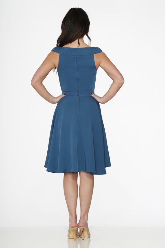 Embla Swing Dress [Navy Blue]