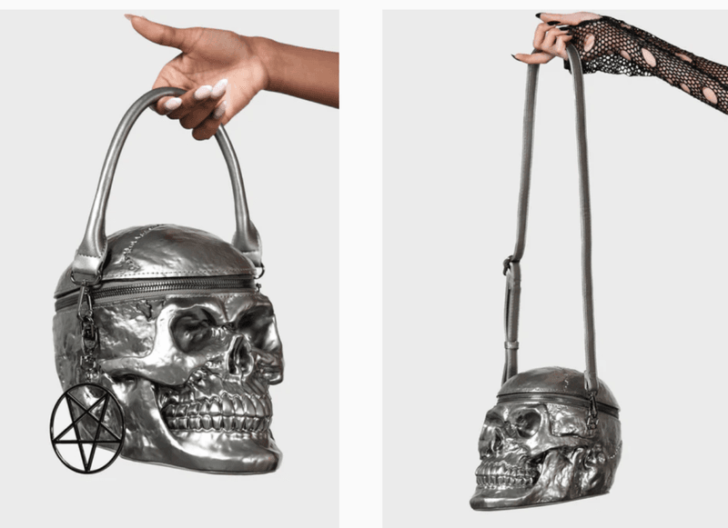 Grave Digger Handbag [Gunmetal]