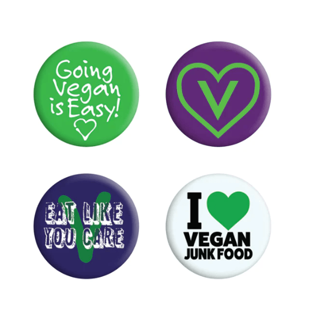 Hovedbilde Going Vegan Is Easy Badge ...