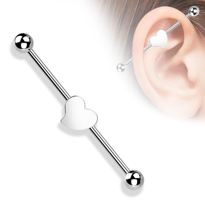 Main Image Heart Industrial Barbell