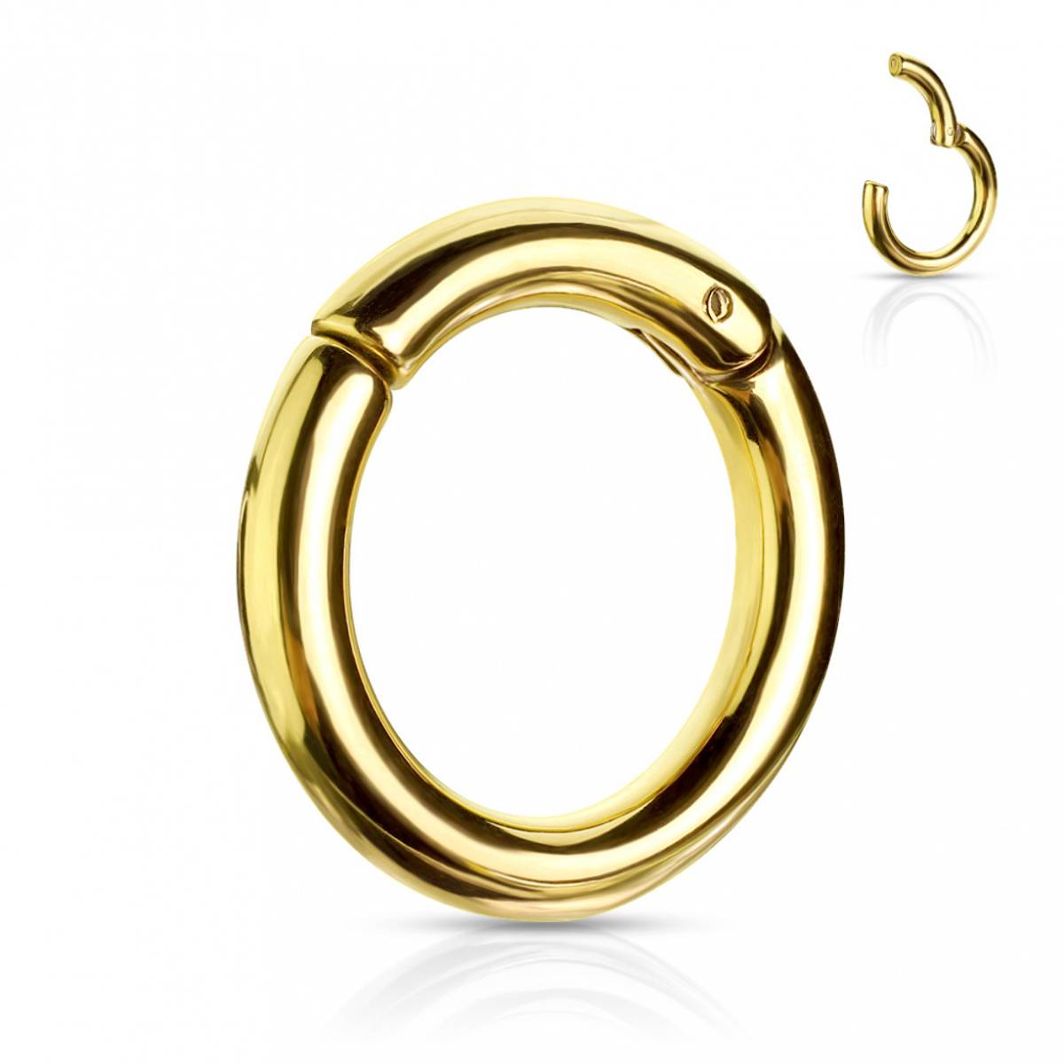 Ursula Hinged Segment Ring Gold