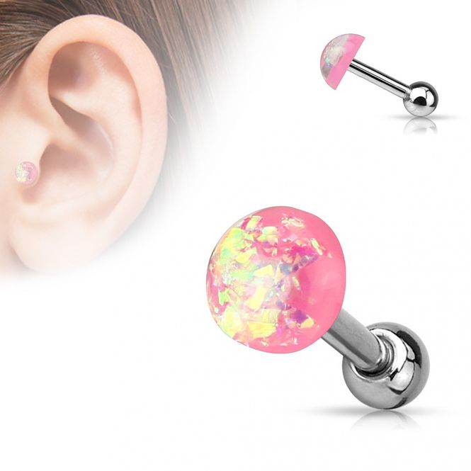 Hovedbilde Opal Glitter Dome Pink ...