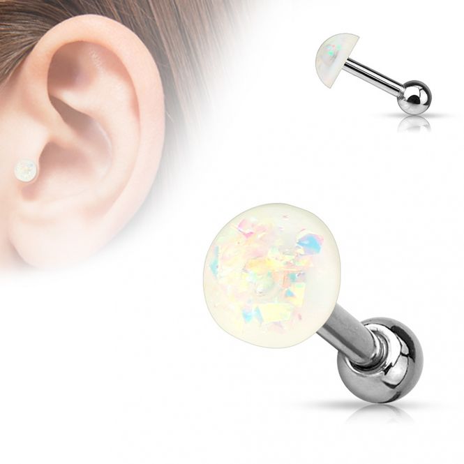 Hovedbilde Opal Glitter Dome White ...