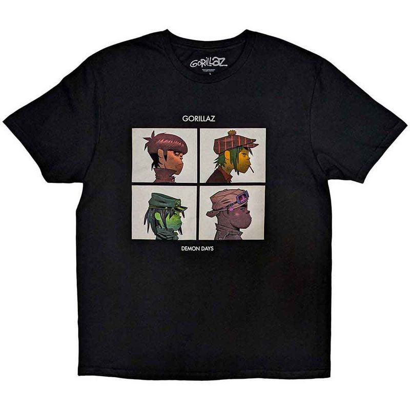  Gorillaz T-Shirt: Demon Days Black