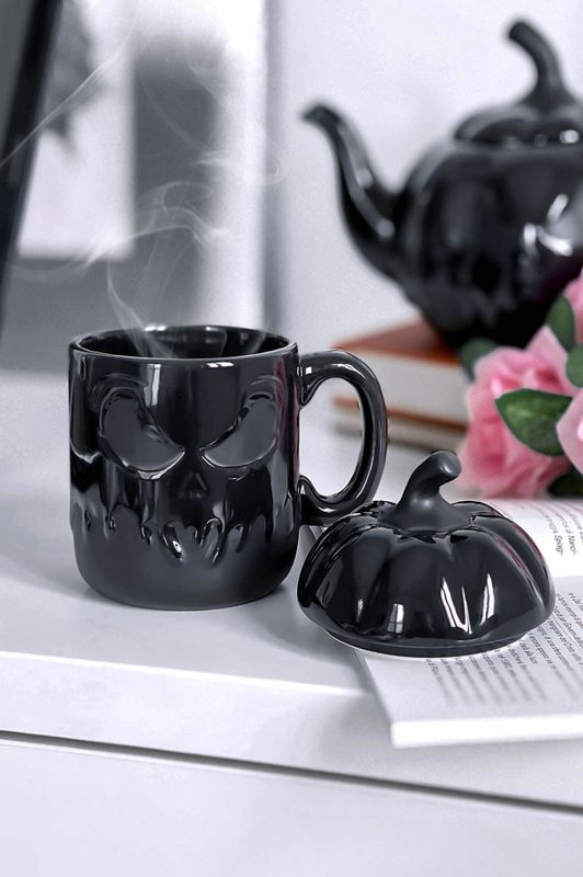 Jack O'Lantern Mug With Lid