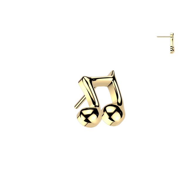 Hovedbilde Music Note Push-fit Gold