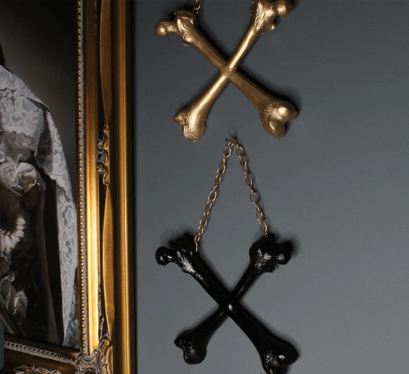 Crossbones Gothic Wall Decor