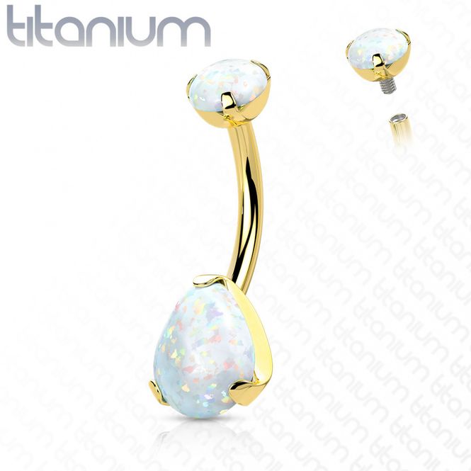 Hoofdbeeld Tear Drop Titanium Internally ...
