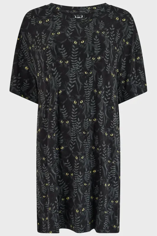 Familiar Woods T-Shirt Dress