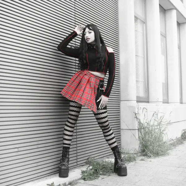 Hovedbilde Fishnet Opaque Stripe Tights ...