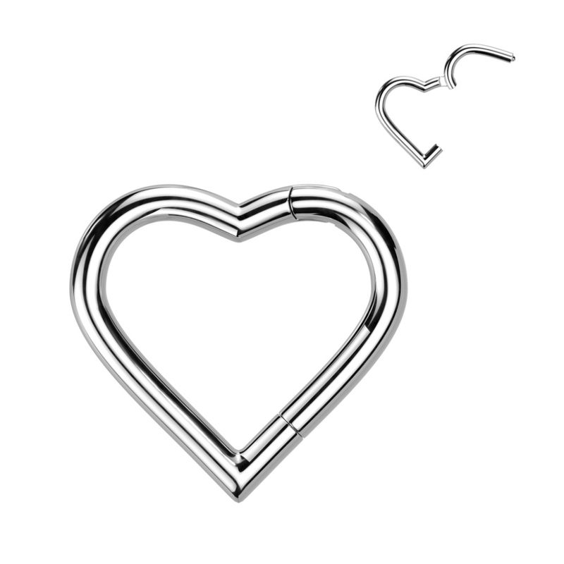 Heart Shape Hinged Ring