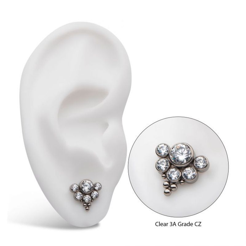 Olivia Large Push-fit Clear