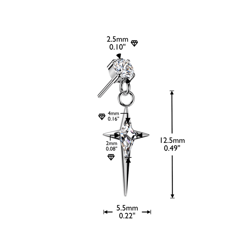 Eltanin Star Dangle Push-fit 