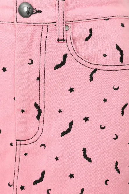 Main Image Bat Skirt Pink