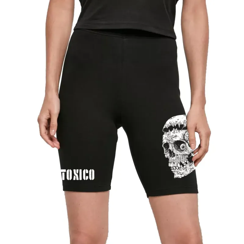Wasteland Skull Cycling Shorts