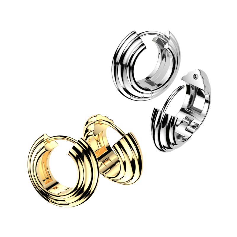 Bold Hoops Earrings 