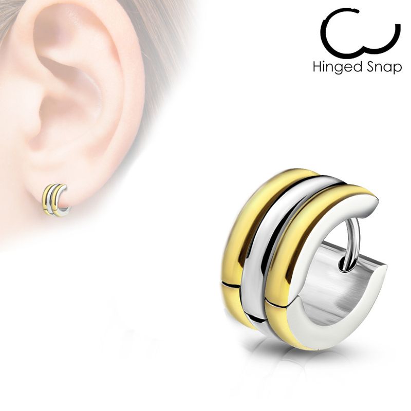 Sammy Chunky Hoop Earring Gold