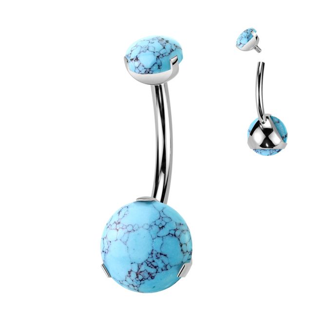 Main Image Natural Stone Belly Ring ...