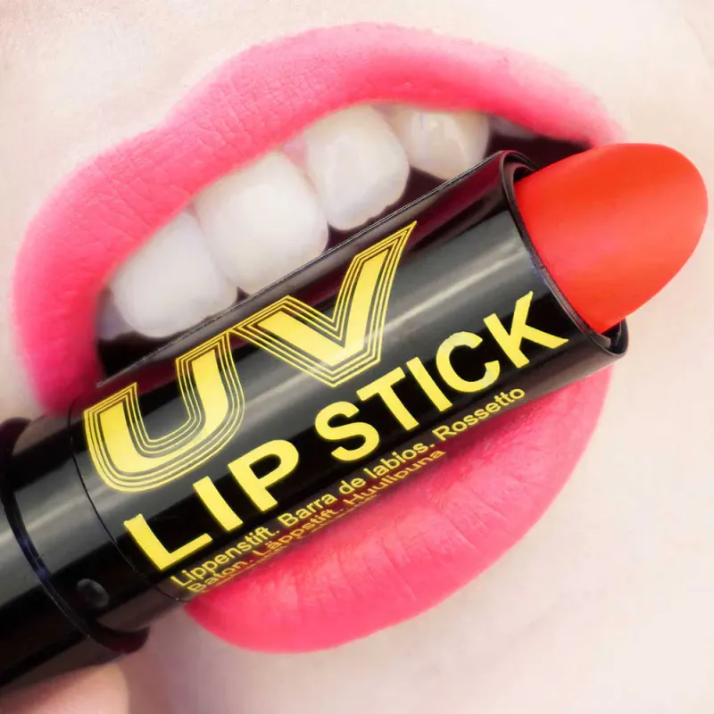 Hot Pink Lipstick Neon