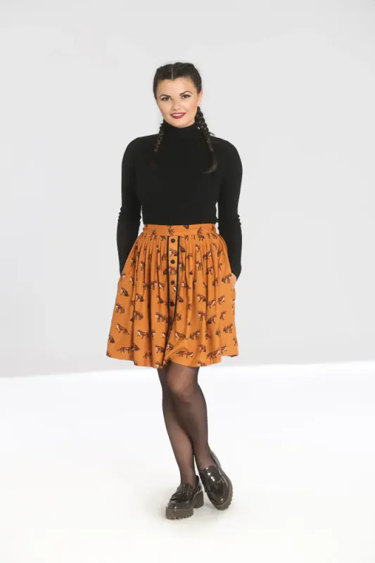Vixey Fox Skirt Orange