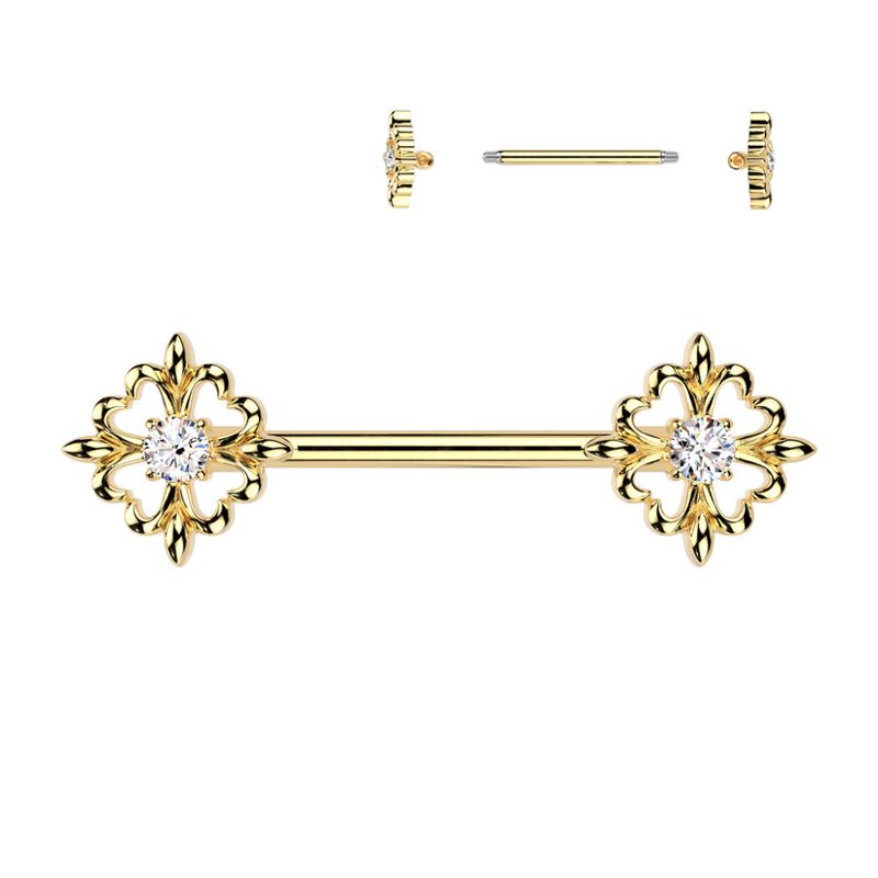 Royal nipple bar Gold