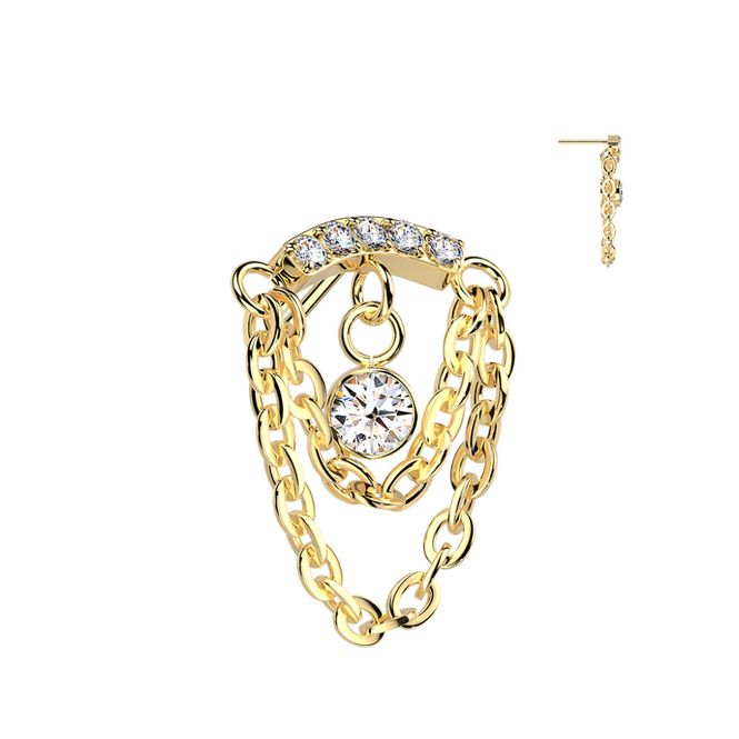 Hovedbilde Dianna Lynx Chain Big Gem ...