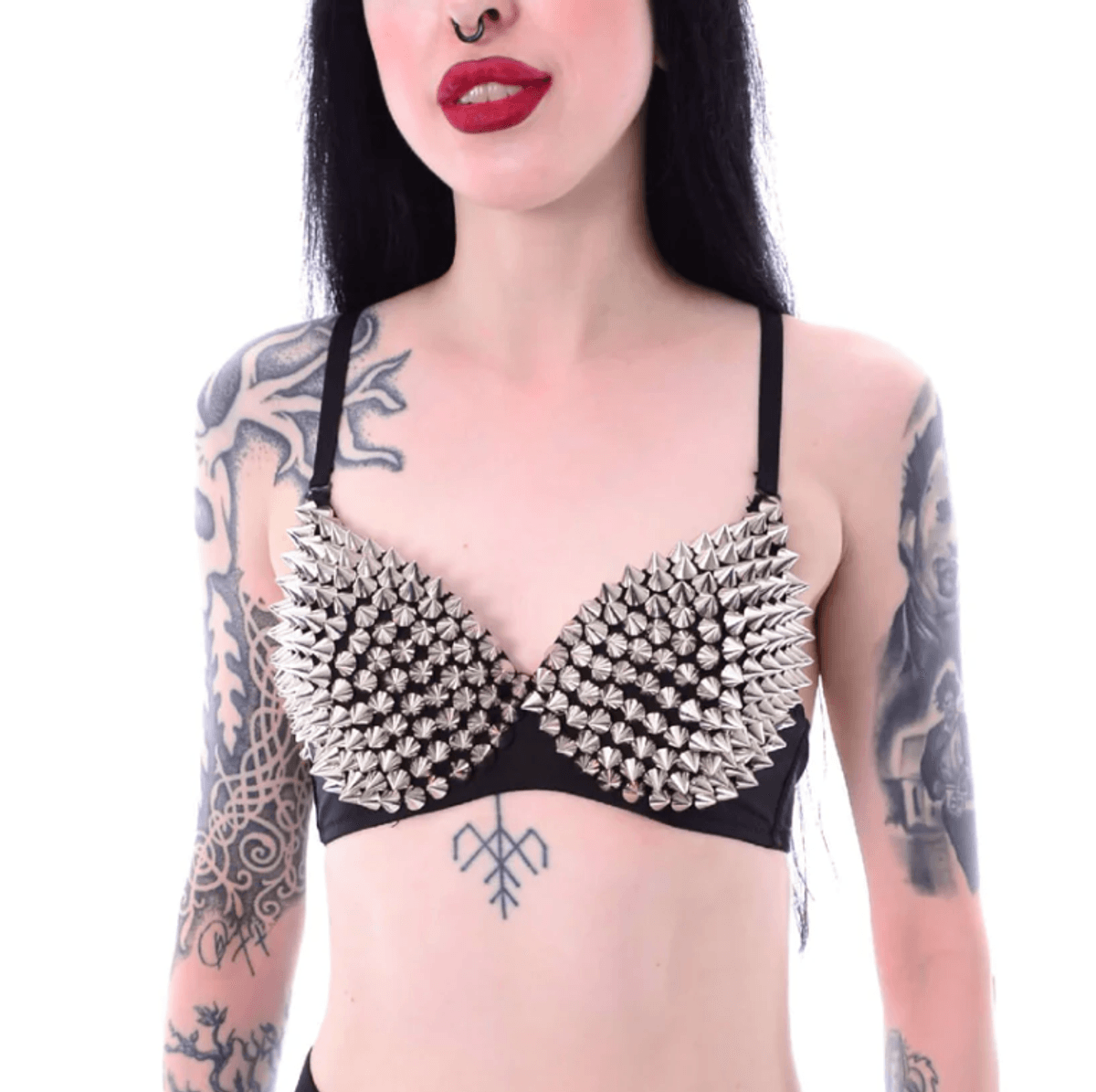 Cone Stud Bra