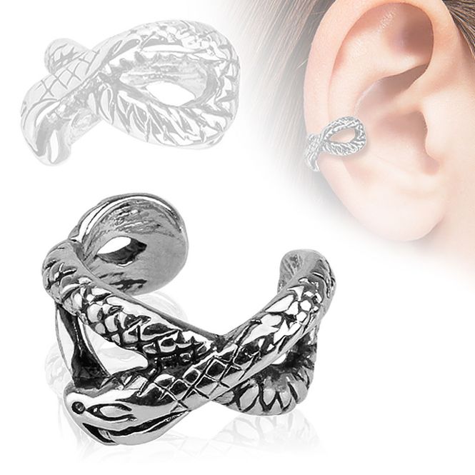 Main Image Fake Ear Cuff Snake