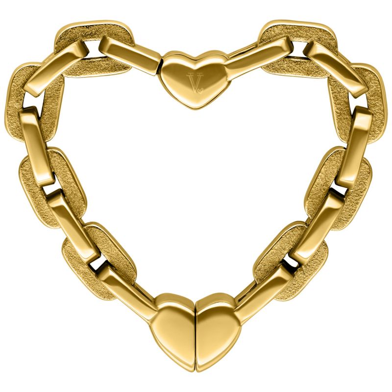 Verena Venus Hearts Earweights Gold